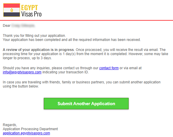 egypt visa email pending egypt visa email pending